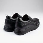 Pantofi damă piele naturală, negri, Namib - 205 - Paul Style