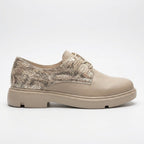Pantofi damă piele naturală,Norocos - 229 ,bej - Paul Style