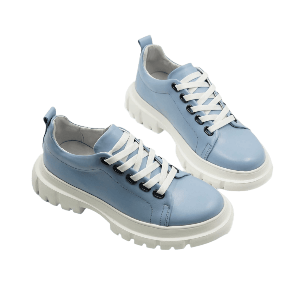 Pantofi dama sport, 133, din piele naturala albastri - Paul Style