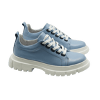 Pantofi dama sport, 133, din piele naturala albastri - Paul Style