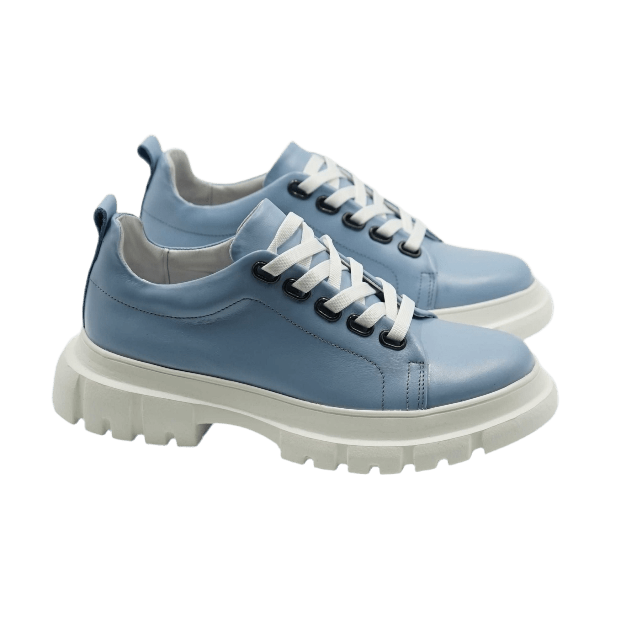 Pantofi dama sport, 133, din piele naturala albastri - Paul Style