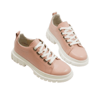 Pantofi dama sport, 133, din piele naturala roz - Paul Style