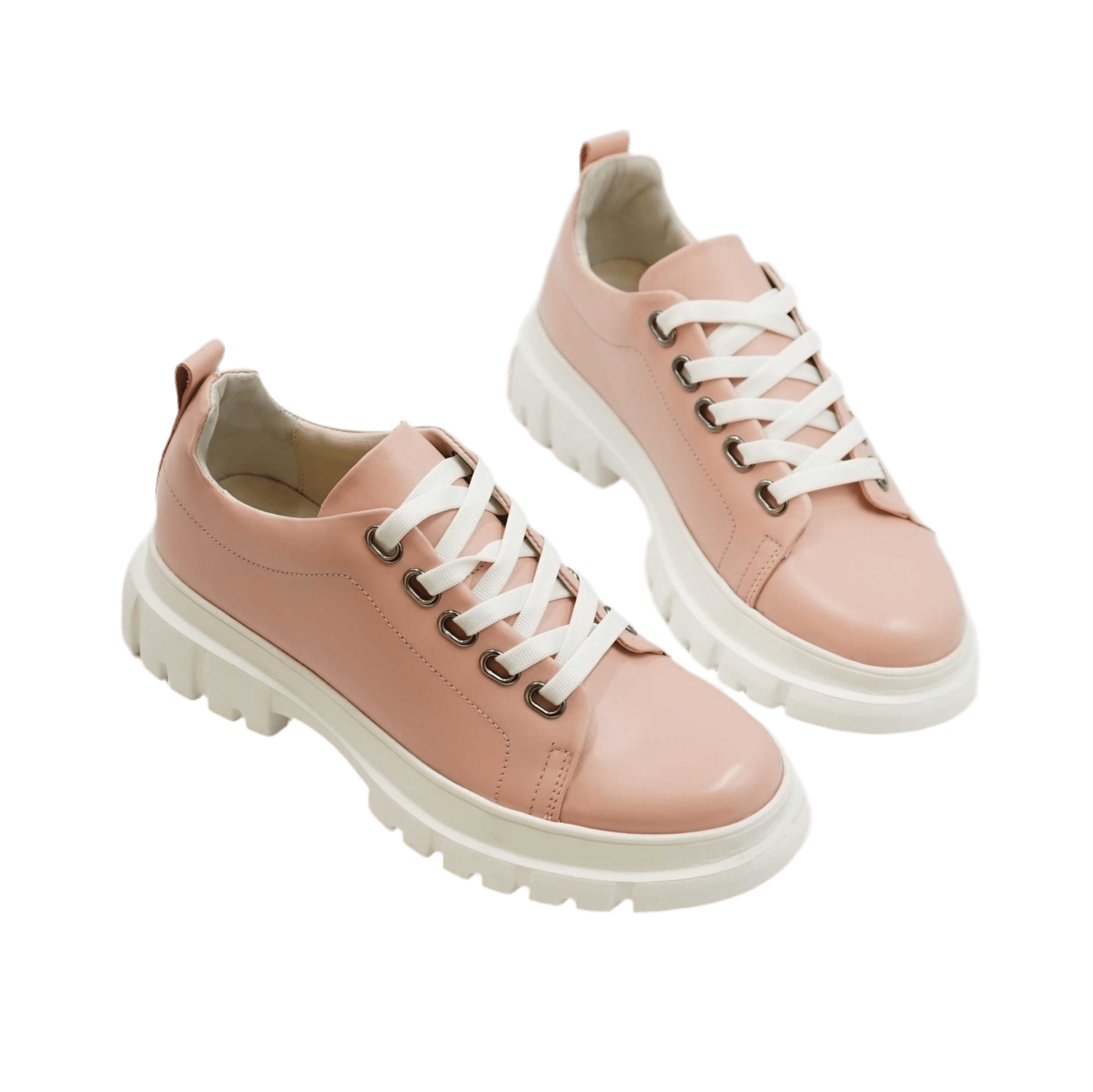 Pantofi dama sport, 133, din piele naturala roz - Paul Style