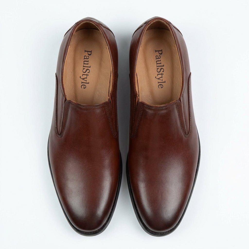 Pantofi eleganti barbati, 300, din piele naturala Maro - Paul Style