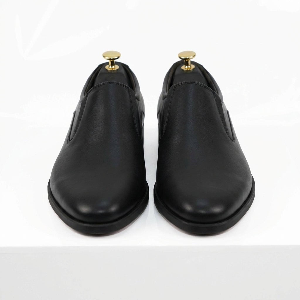 Pantofi eleganti barbati, 300, din piele naturala Negru - Paul Style