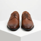 Pantofi eleganti barbati, 308, din piele naturala Maro - Paul Style