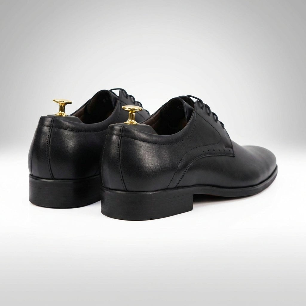 Pantofi eleganti barbati, 308, din piele naturala Negru - Paul Style