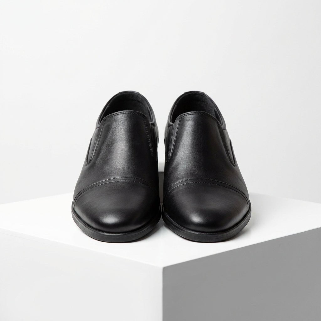 Pantofi eleganti barbati din piele naturală 301 Negru - Paul Style
