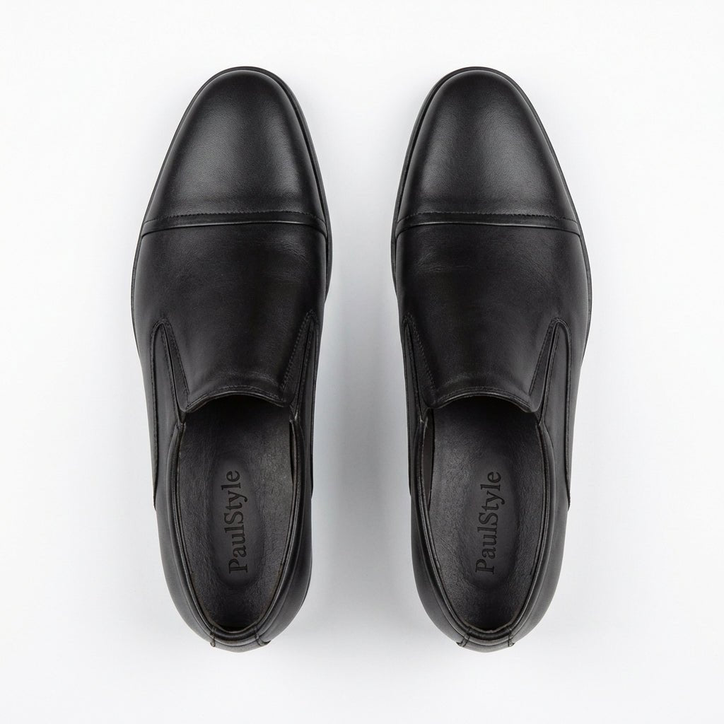 Pantofi eleganti barbati din piele naturală 301 Negru - Paul Style