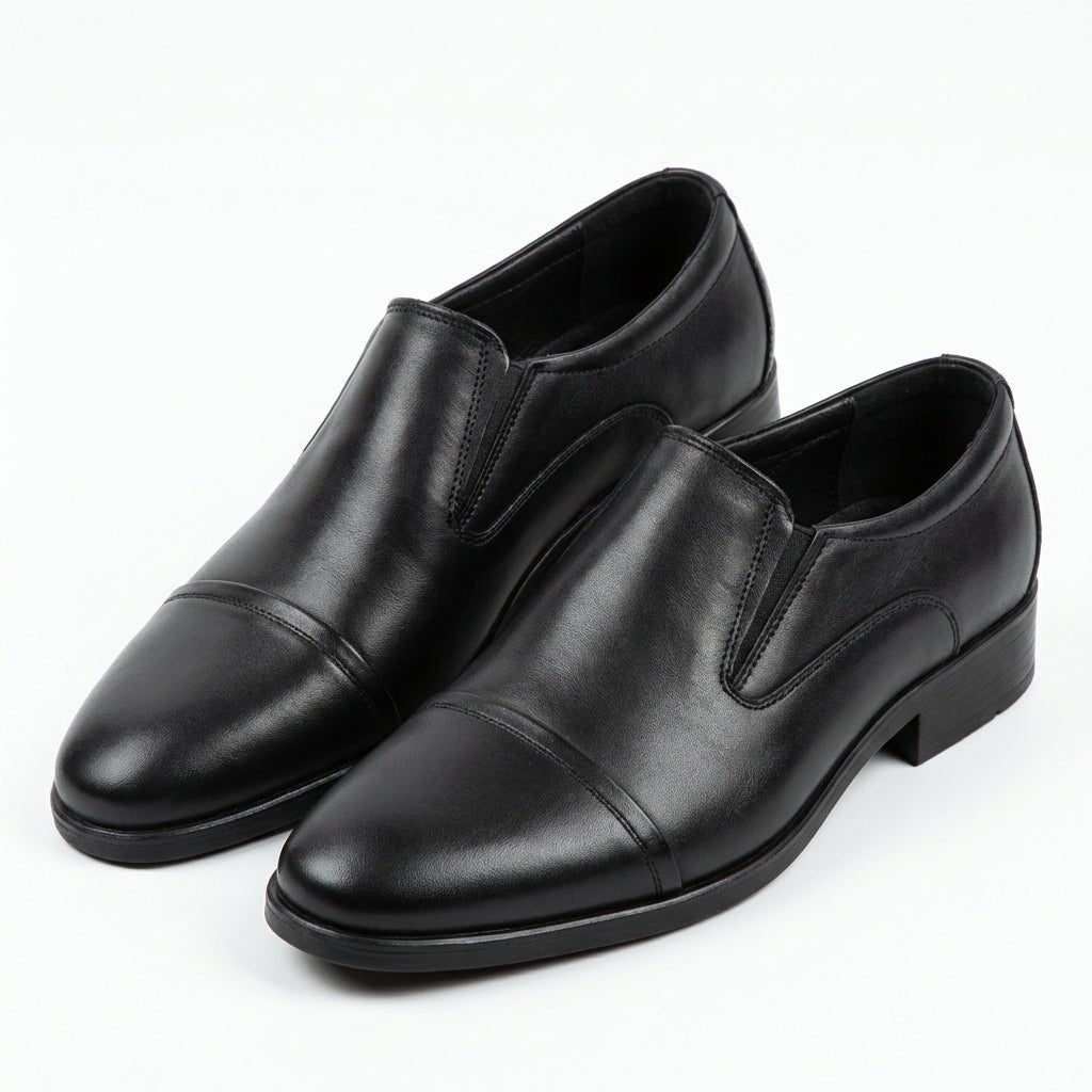 Pantofi eleganti barbati din piele naturală 301 Negru - Paul Style