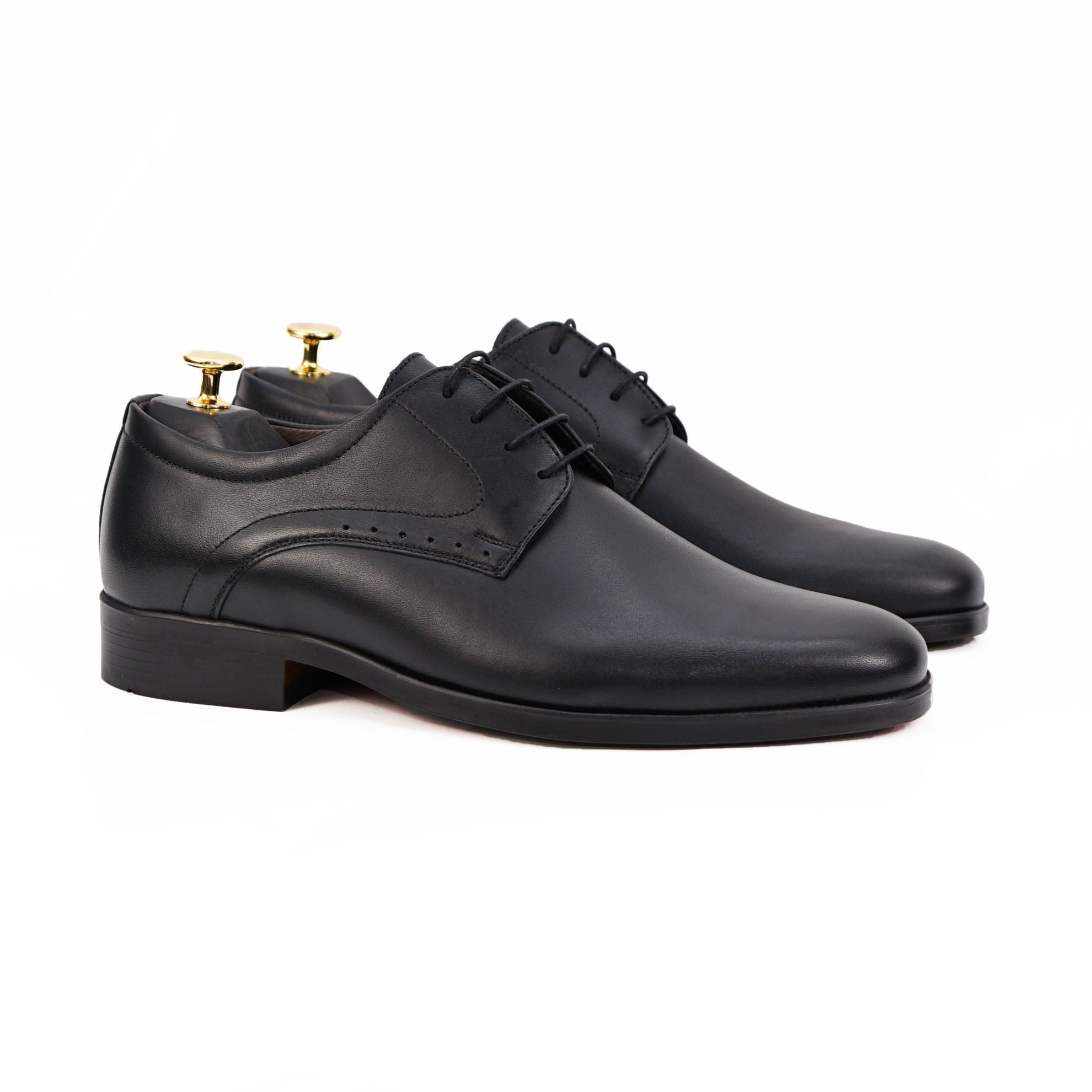 Pantofi eleganti, 308, din piele naturala Negru | Maro | Paul Style