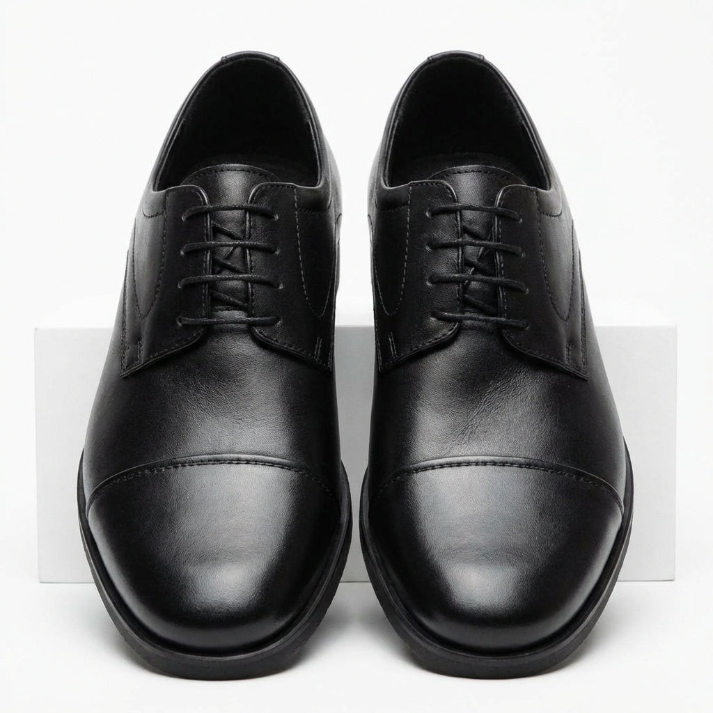 Pantofi eleganti barbati din piele naturală 309 Negru - Paul Style