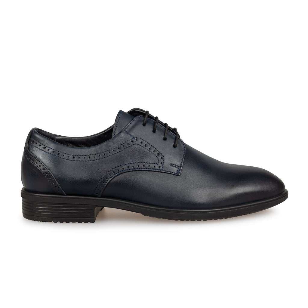 Pantofi eleganti barbati din piele naturală 364 bleumarin - Paul Style