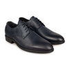 Men's elegant shoes made of genuine leather 364 navy blue 