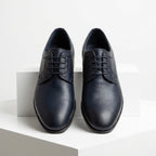 Pantofi eleganti barbati din piele naturală 366 bleumarin - Paul Style