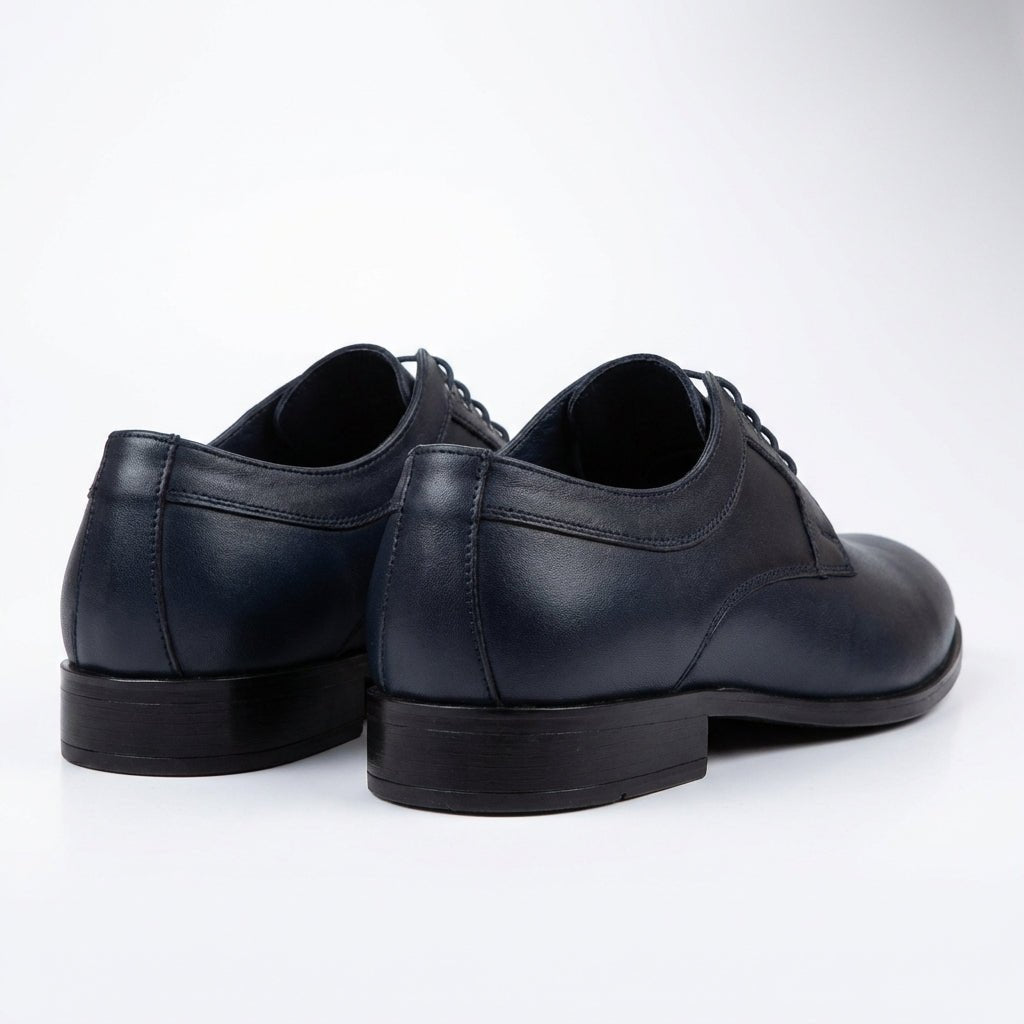 Pantofi eleganti barbati din piele naturală 366 bleumarin - Paul Style