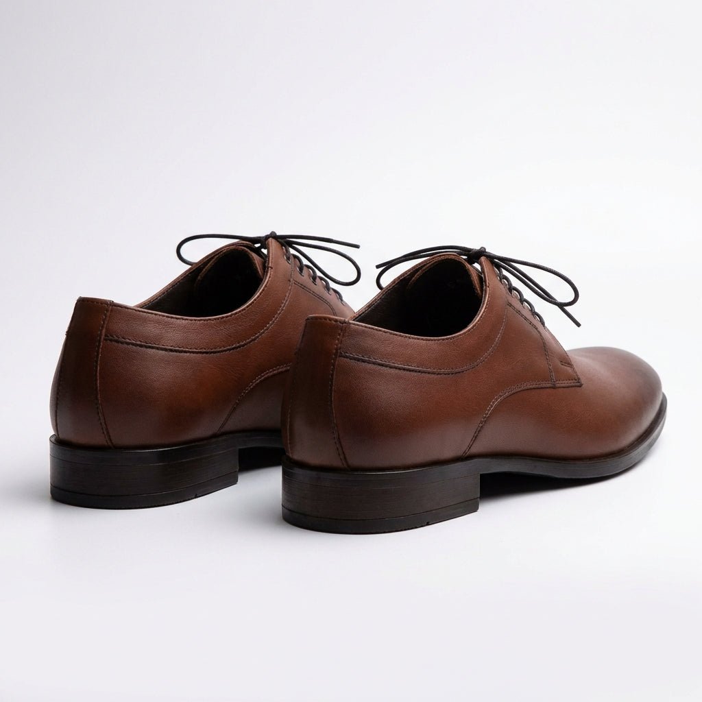 Pantofi eleganti barbati din piele naturală 366 maro - Paul Style