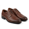 Elegant men's shoes made of genuine leather 366 brown 