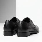 Pantofi eleganti barbati din piele naturală 366 negru - Paul Style