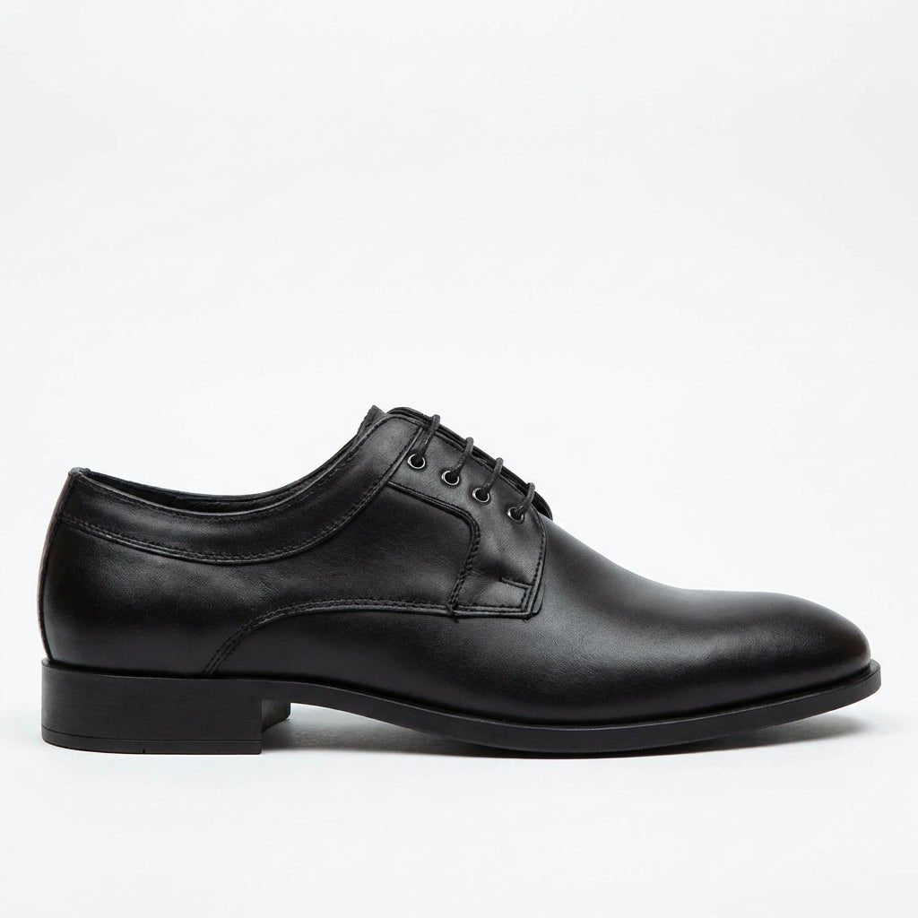 Pantofi eleganti barbati din piele naturală 366 negru - Paul Style