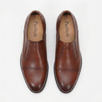 Pantofi eleganti barbati din piele naturală 379 maro - Paul Style