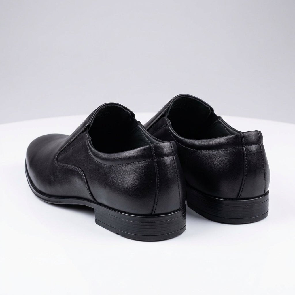 Pantofi eleganti barbati din piele naturală, A - 180 - 2, negru - Paul Style