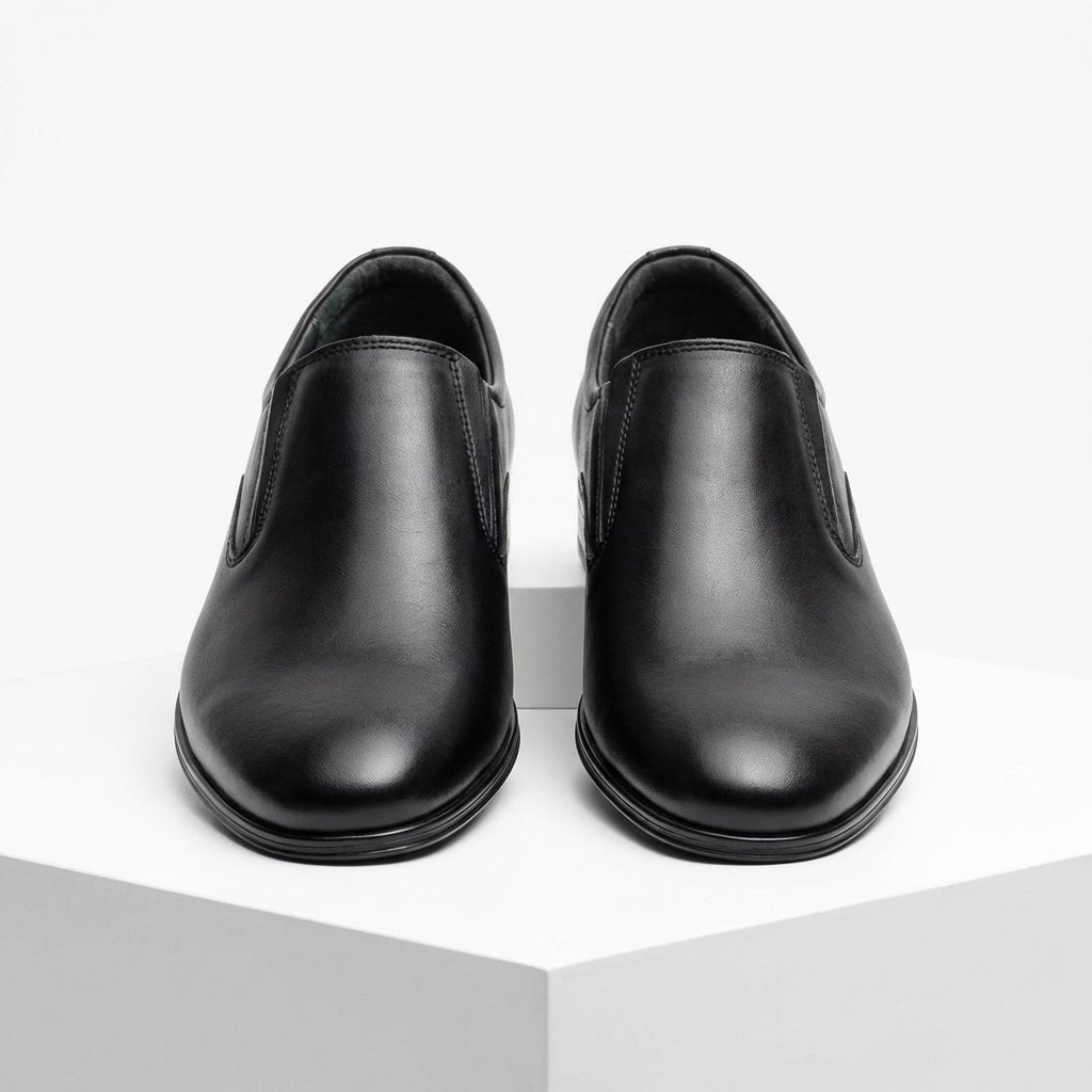Pantofi eleganti barbati din piele naturală, A - 180 - 2, negru - Paul Style