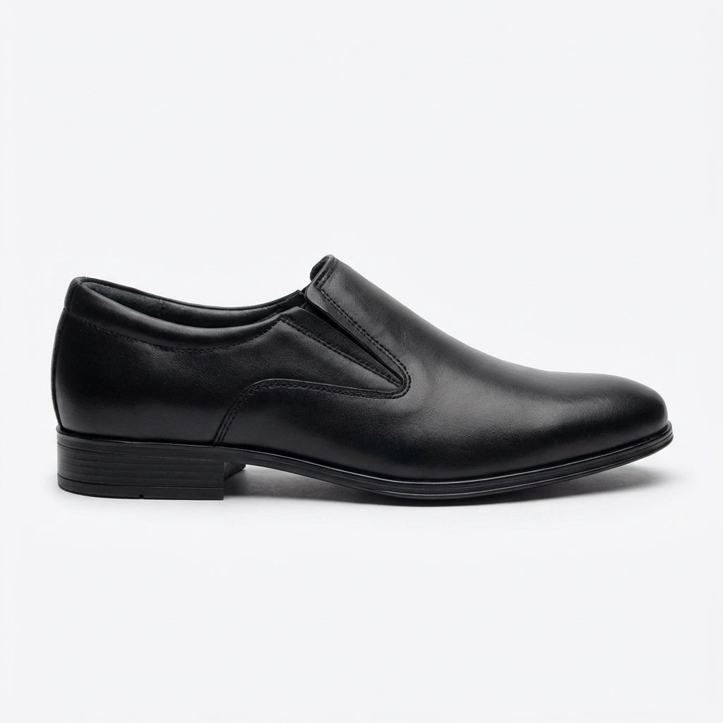 Pantofi eleganti barbati din piele naturală, A - 180 - 2, negru - Paul Style