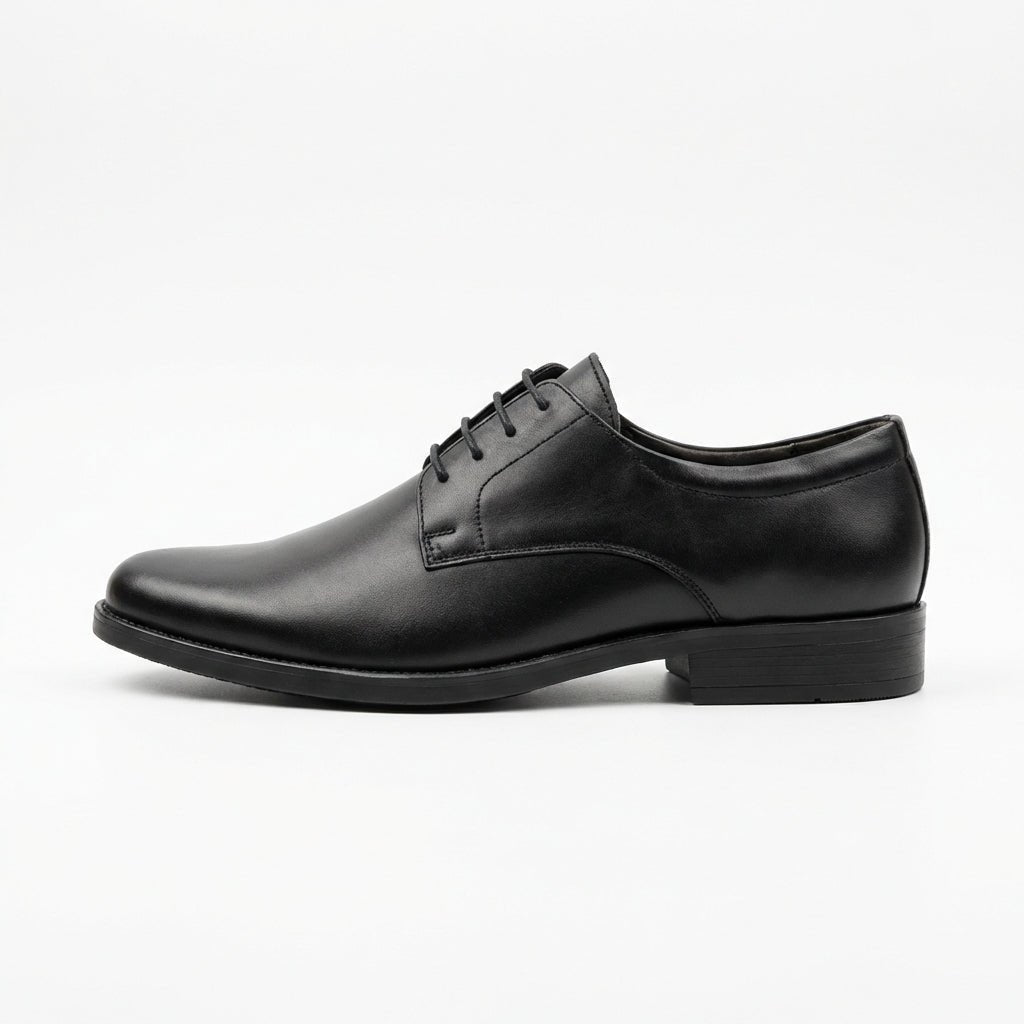 Pantofi eleganti barbati din piele naturală, A - 184 - 2, negru - Paul Style