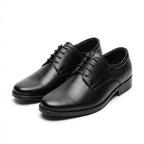Pantofi eleganti barbati din piele naturală, A - 184 - 2, negru - Paul Style