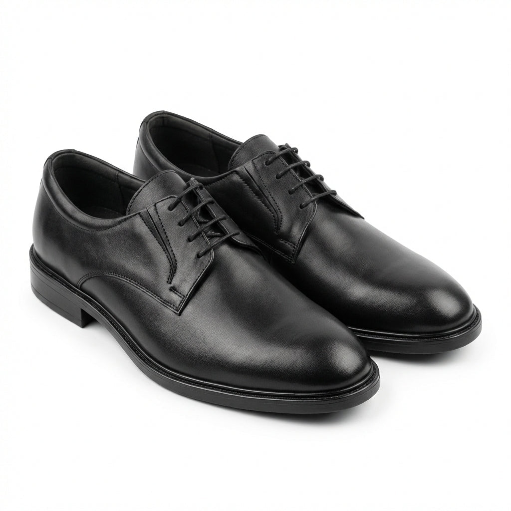 Pantofi eleganti barbati din piele naturală ,A - 185,maro - inchis390 - Paul Style