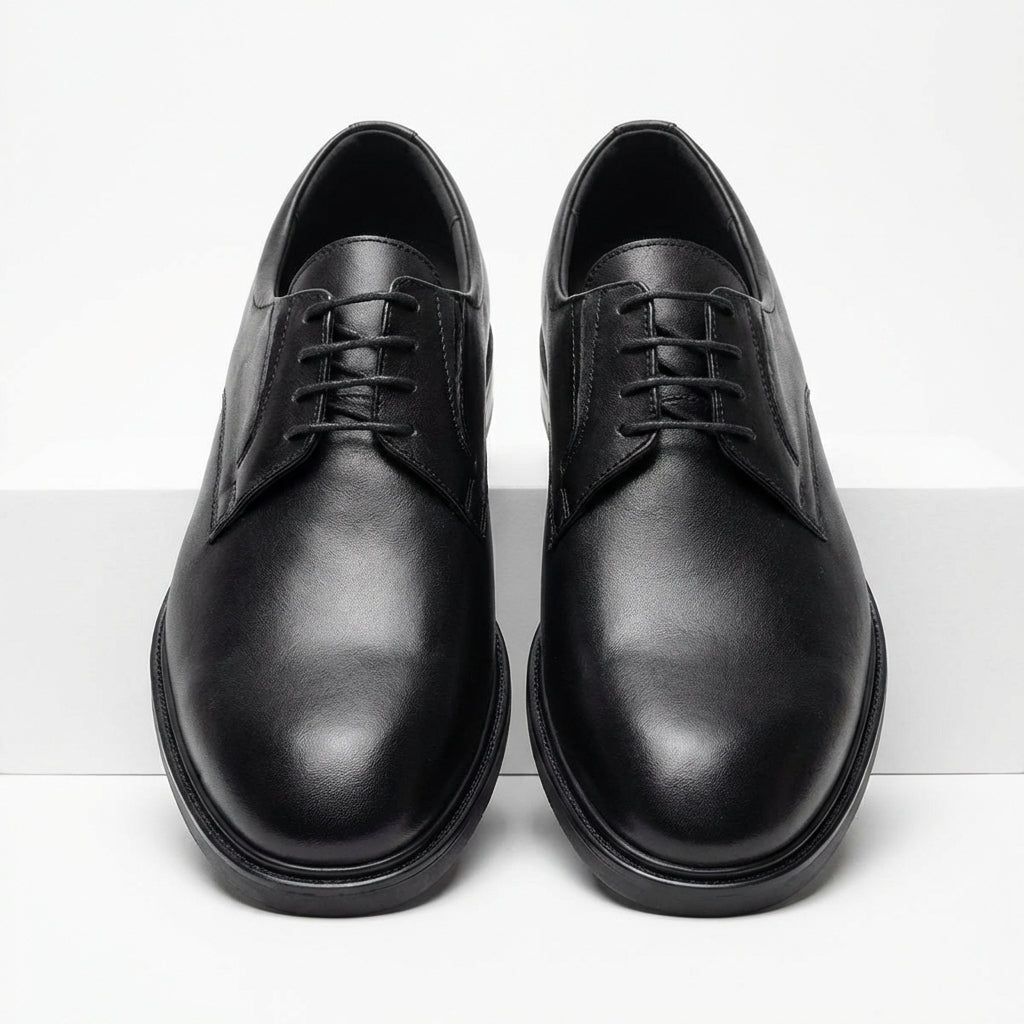 Pantofi eleganti barbati din piele naturală ,A - 185,maro - inchis390 - Paul Style