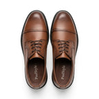 Pantofi eleganti barbati din piele naturală, A - 198, maro - Paul Style