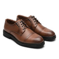 Pantofi eleganti barbati din piele naturală, A - 198, maro - Paul Style