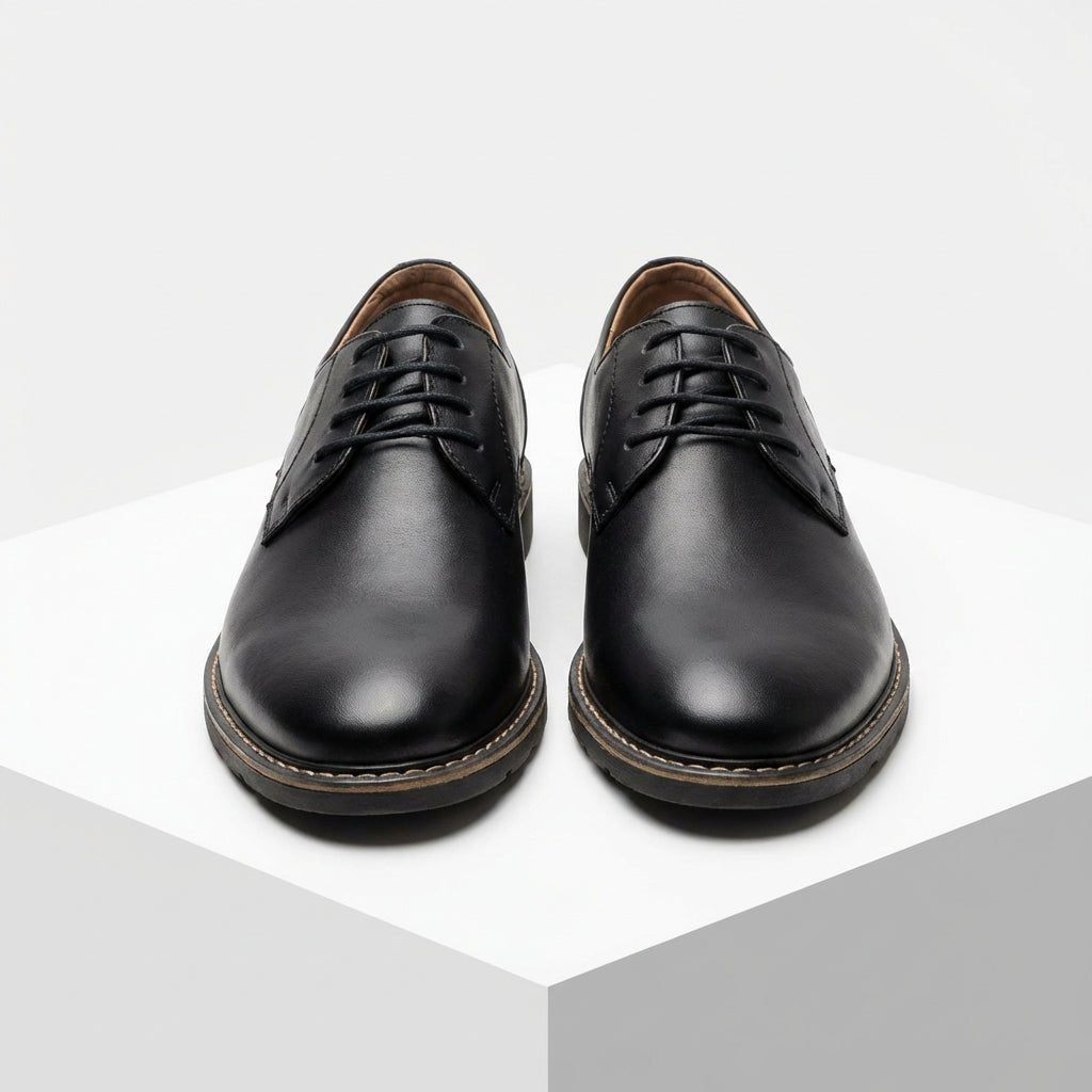 Pantofi eleganti barbati din piele naturală, A - 21163, Negru - Paul Style