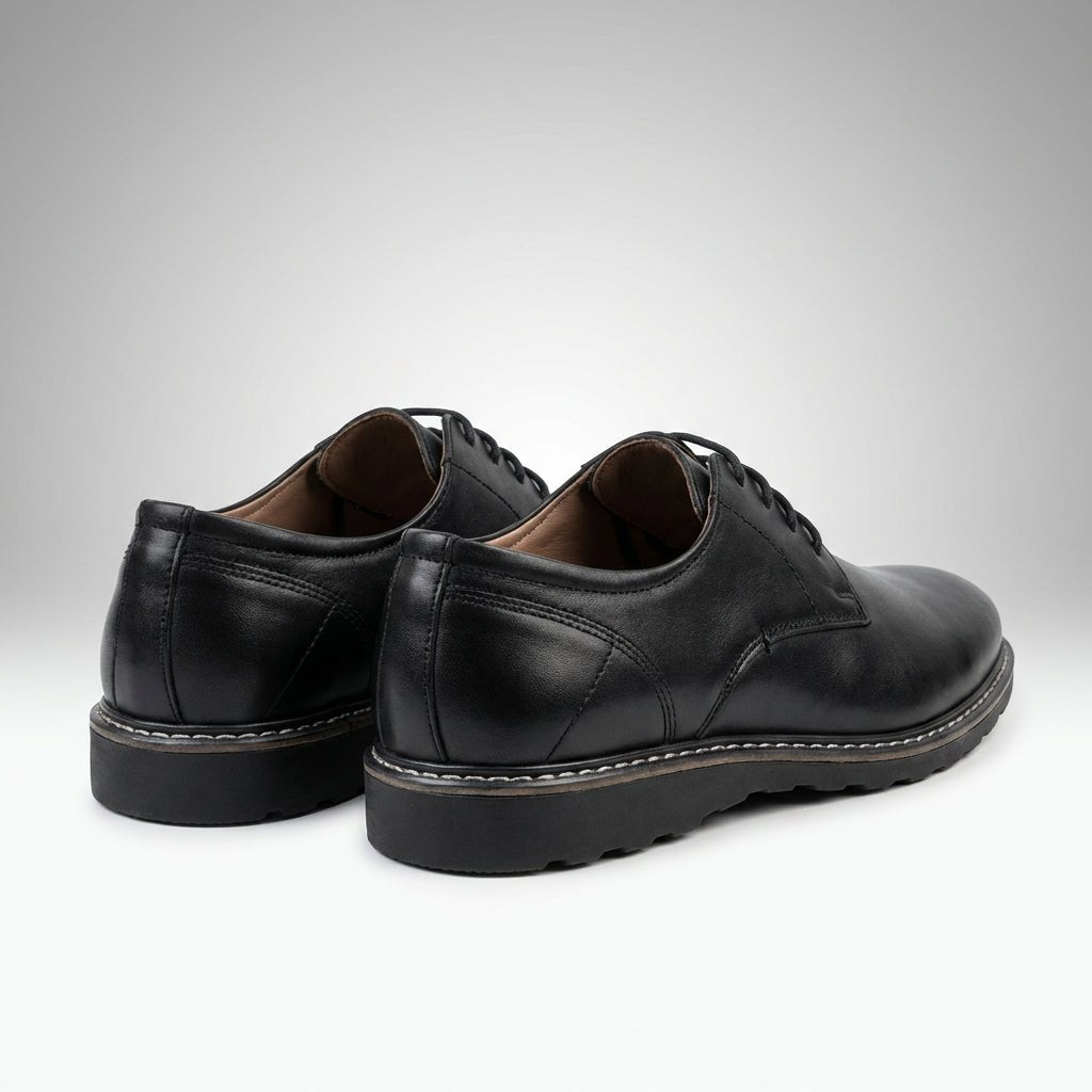 Pantofi eleganti barbati din piele naturală, A - 21163, Negru - Paul Style