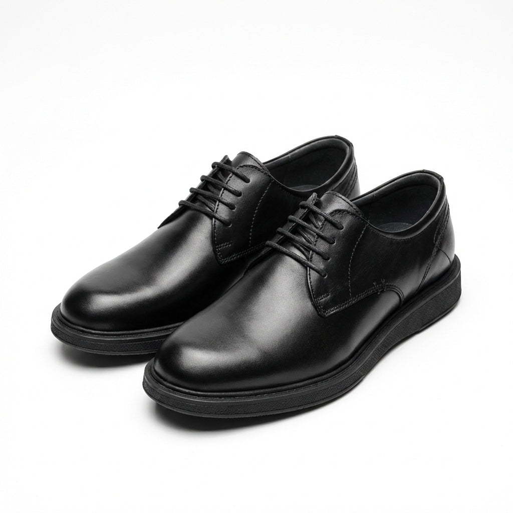 Pantofi eleganti barbati din piele naturală, A - 2117, Negru - Paul Style