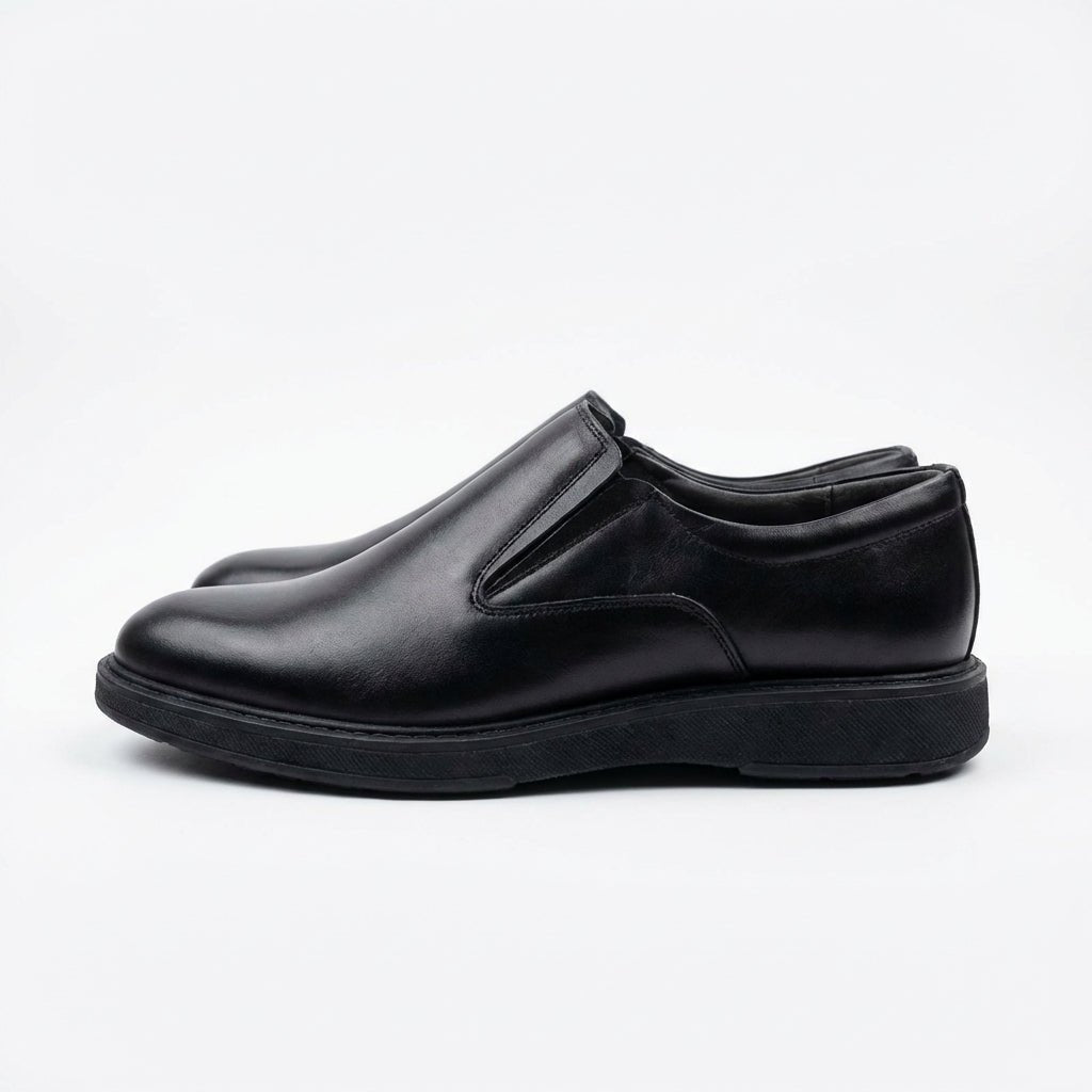 Pantofi eleganti barbati din piele naturală, A - 2118, Negru - Paul Style