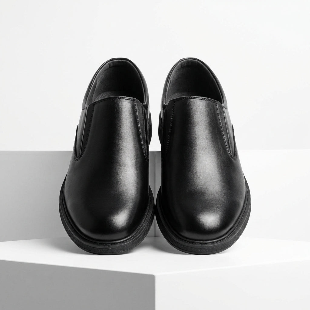 Pantofi eleganti barbati din piele naturală, A - 2118, Negru - Paul Style
