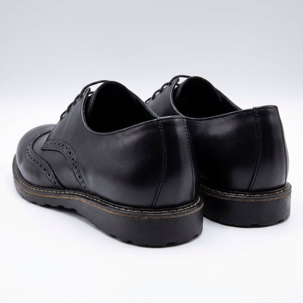 Pantofi eleganti barbati din piele naturală, A - 222, negru - Paul Style