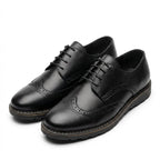 Pantofi eleganti barbati din piele naturală, A - 222, negru - Paul Style