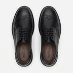 Pantofi eleganti barbati din piele naturală, A - 507M, negri - Paul Style