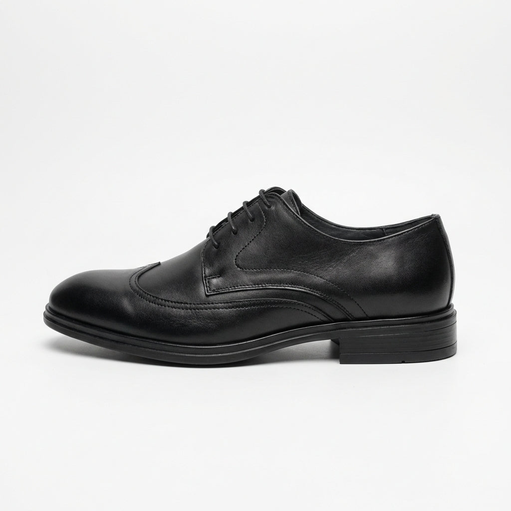 Pantofi eleganti barbati din piele naturală, A - 997, negru - Paul Style