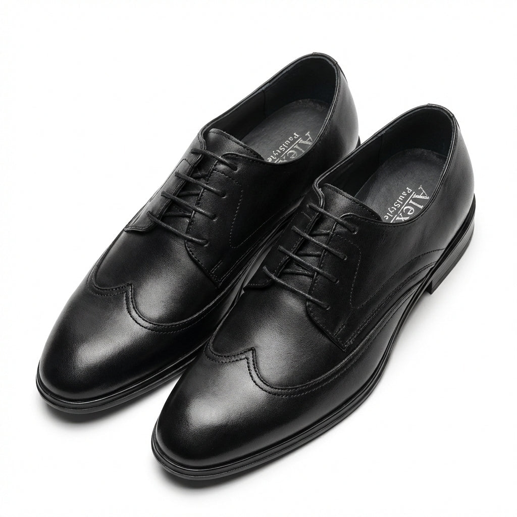 Pantofi eleganti barbati din piele naturală, A - 997, negru - Paul Style