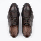 Pantofi eleganti barbati din piele naturală ,A - 997,maro - inchis - Paul Style