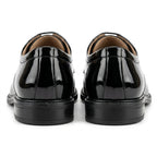 Pantofi eleganti barbati din piele naturală, A185-3, negru-lac - Paul Style