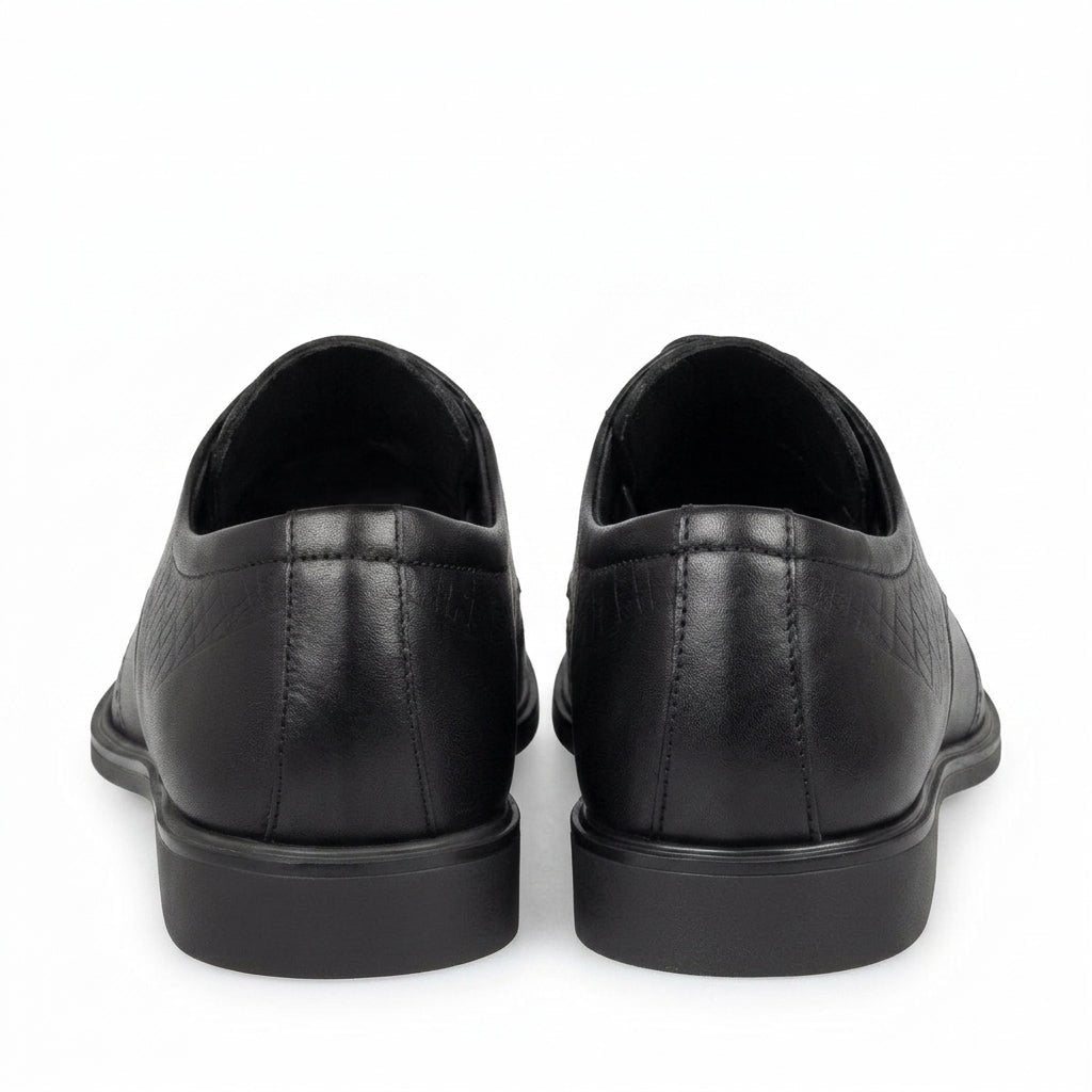 Pantofi eleganti barbati din piele naturală, M-4063, negru - Paul Style