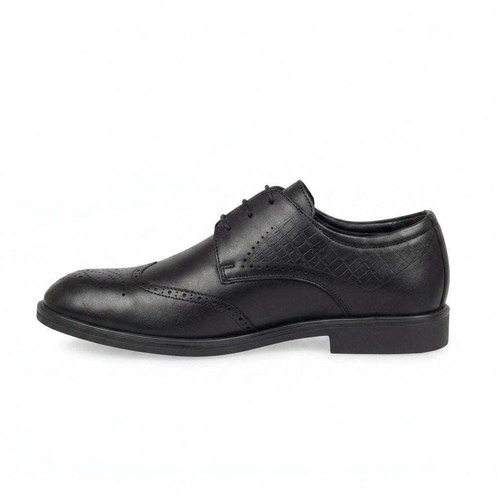 Pantofi eleganti barbati din piele naturală, M-4063, negru - Paul Style