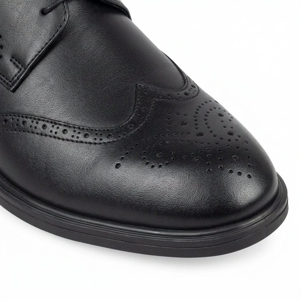 Pantofi eleganti barbati din piele naturală, M-4063, negru - Paul Style