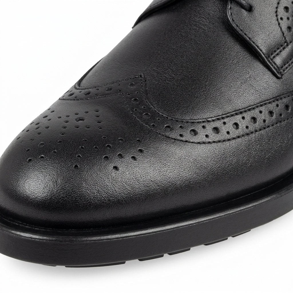 Pantofi eleganti barbati din piele naturală, M-61063, negru - Paul Style